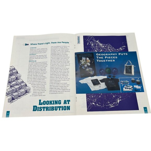 1998 National Geographic Geography Week Teacher Kit Posters & Handbook - Picture 3 of 9